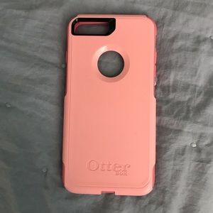 Pink iPhone 7 Plus otter box case